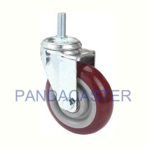 China 130mm Medium Duty Casters With Screw Stem 4 In Swivel Caster wholesale