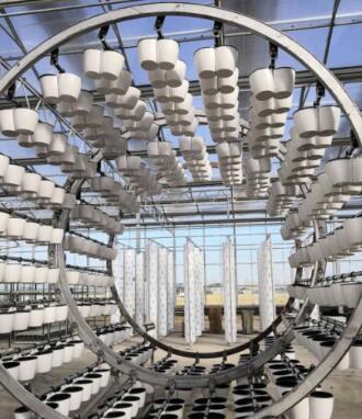 Rolling Hydroponic And Rotating Hydroponic Equipment For Vegetables Growing