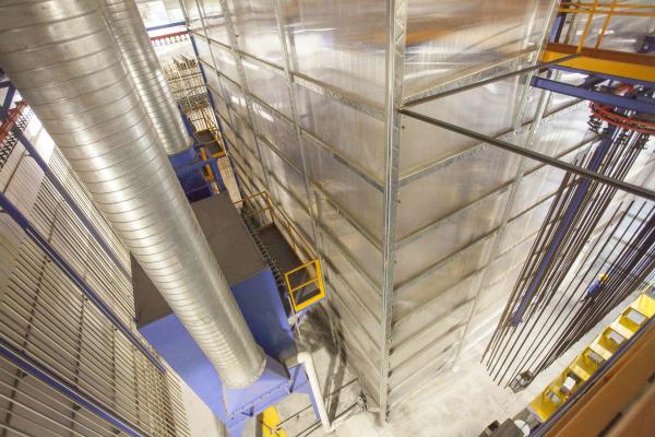 Electrostatic Spraying On Line Pre-treatment Vertical Powder Coating Line Of