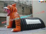 Custom Inflatable Party Tent , Tiger Tunnel Tent For Advertising