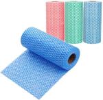 Eco Friendly Kitchen Cleaning Towels Nonwoven Dish Cloth Roll Disposable