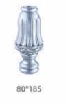 100x100 Or 4x4 Inch Cast Aluminum Fence Post Cap With Ornamental Metal Frame And