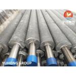 Extruded Fin Tube With Base Tube ASME SA249 TP304 Aluminum Fin Applied For Heat