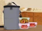 Round Insulated reusable custom cooler bag aluminium foil lunch bags
