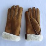 High quality shearling sheepskin gloves warm double face Australia sheepskin