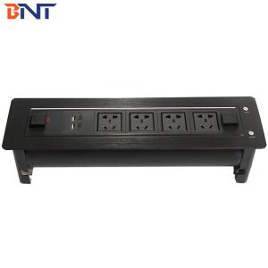 China Custom Conference Table Outlet , Motorized Flip Up Multimedia Desktop Socket wholesale