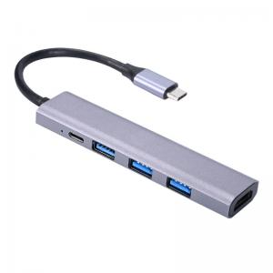 China Usb C Multiport Hub Adapter  USB C To USB Hub With 100W PD, Uni (Slim& Aluminum& Nylon) USB Type C To USB Adapter on sale