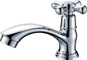 China Brass Chrome Plated Single Cold Water Faucet Basin Tap with One Handle , HN-5A30 wholesale