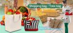 canvas supply unique design handled eco shopping cotton canvas bag black