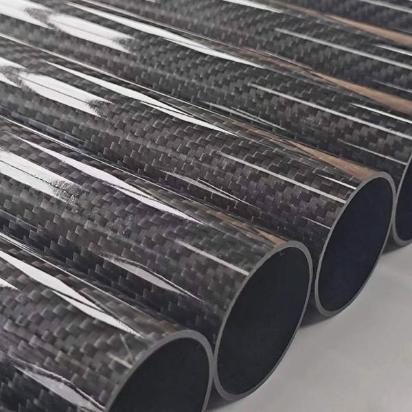 Straight Carbon Fiber Tube 4" Outer Diameter Length 11.8 Inch 300 Mm 1.5mm