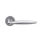 Wide Application Exterior Door Handle Sets , Smooth Surface Glass Lever Door