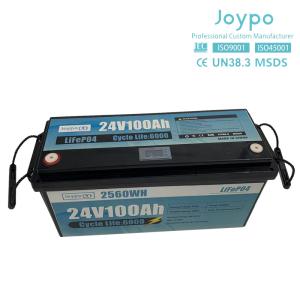 China Home Solar Power Storage Battery 100Ah 24V Lithium Iron Phosphate Battery wholesale