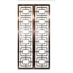 Chinese traditional metal decorative laser cut screen room panels