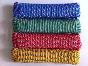 China Colored Polypropylene Diamond Braided Rope 4mm-28mm wholesale