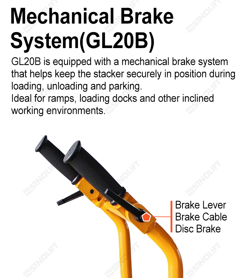 SINOLIFT GL20A / GL20B Manual Stacker