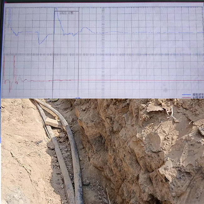 TDR Underground Cable Fault Pre Locator Multiple Pulse Test Cable Fault Distance