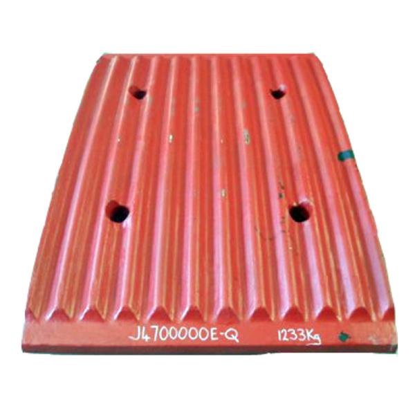 Extec Q C12 Fixed Jaw manganese steel jaw crusher spare parts jaw crusher liners