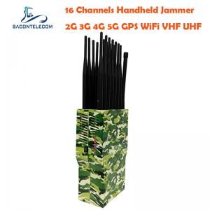 China GPS WiFi Portable Signal Jammer 21w DC12V Car Charger 30m GSM CDMA wholesale