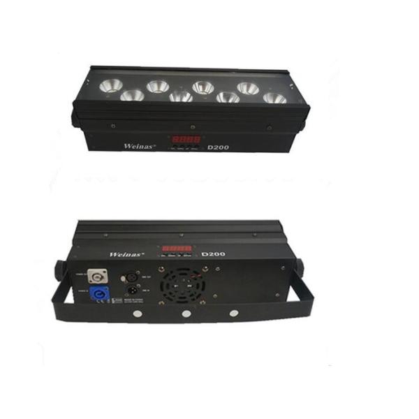 Cool White LED Strobe Lights 8PCS X 25W Lamp 5CHS Channel Digital Display