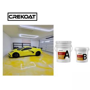 China Metallic Concrete Epoxy Resin floor Paint UV Protection Coating Naturally De Foaming wholesale