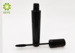 Plastic Empty Eyelash Bottle / Tubes Black Color With Customized Logo