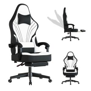 China Customize Big and Tall Gaming Chair with Footrest 360 Swivel Height Adjust Recliner wholesale