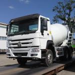 Euro 2 Sinotruk Howo 6x4 Mixer Truck With Tank Body 8 Cubic Meters