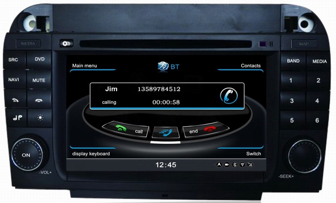 Ouchuangbo S100 Platform In-dash Car Radio Mercedes Benz S W220 1998-2005 GPS Navigator USB SD TV MP3 1080P Phone