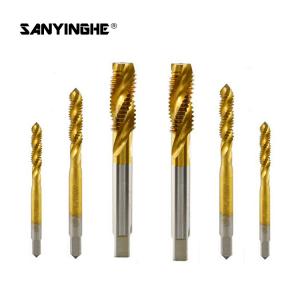 China HSS Spiral Thread Tapping Tool Cutting Screw Threading Tap And Die Set wholesale