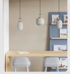 Mid century pendant light retro design glass lampRestaurant Hotel Simple