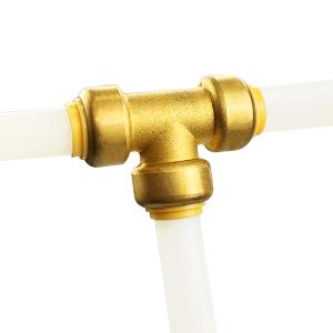 China Lead Free Brass Push Fit Fittings Coupling Pipe Connector Brass Threaded Fitting Adapter Australia USA Standard wholesale