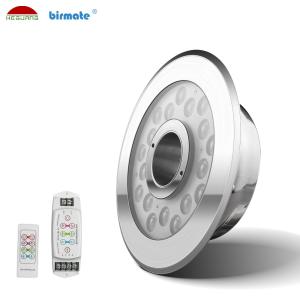 China Park Pool Submersible LED Ring Lights Exterior Round IP68 316L Stainless Steel wholesale