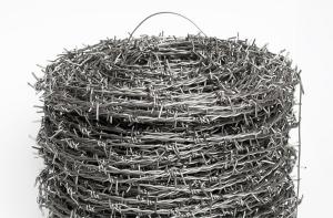 China Woven Security System Metal Security Mesh Barbed Wire Steel Material For Fencing wholesale