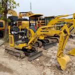 Used Komatsu PC18 1.8Ton Mini Digger Crawler Excavator with 0-2000 Working Hours