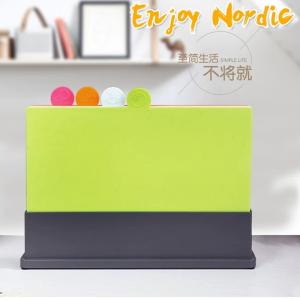 China Creative Family Type Cutting Board Plastic Fruit Cutting Board Auxiliary Knife Board Hollow Bottom Convenient Asphalt wholesale