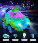 Electric 2.4G Cartoon Remote Control Cars Dinosaur Radio Control Toys for Boys