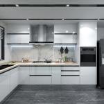High Gloss Lacquer Kitchen Cabinet with Customized Modern Style and Acrylic Door