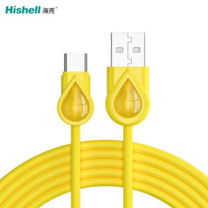 China Liquid Silicone Mobile Phone USB Cables Type C Non Twisting Multiscene wholesale