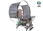 PE Rope Staple Box Binding Machine , Semi Automatic Corrugated Box Packing