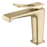 Matte Black Gold Grey Bathroom Basin Faucets Single Handle 1.2GPM