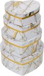 Heart Shaped Flower Boxes For Arrangements Set Of 4 Floral Gift Boxes For