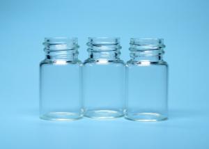 7ml Clear Threaded Top Borosilicate Glass Mini Bottle Vial Container