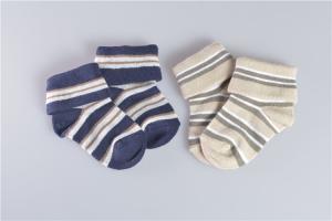 China Anti Bacterial Knitted Colorful Cotton Baby Socks With Odor Resistant Material wholesale