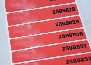 Anti - Counterfeiting Tamper Evident Tape For Bottles / Void Security Labels