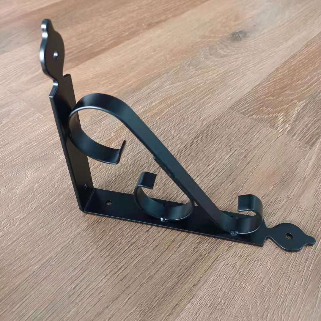 Outdoor and Indoor Metal Wall Mount Hanging Plant Bracket for Decorative Arrangements
