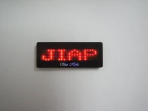 China Programmable Led display panel 7*21 dot matrix name tag wholesale