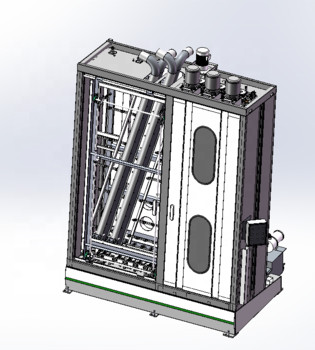 Vertical Glass Washing Drying Machine 2000*2500mm