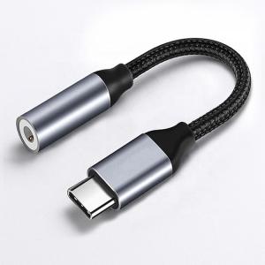 China High Compatible DAC USB Type C to AUX 3.5mm Audio Cable Adapter for Samsung Pixel Google Phone wholesale