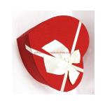 Rigid Cardboard Heart Shaped Valentine's Day Gift Box Hot Stamping Eco Friendly