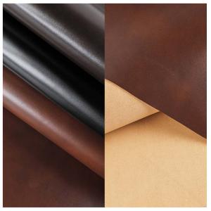 China Silicone Fine Texture Wearable Waterproof Leather Fabric For Handbag on sale